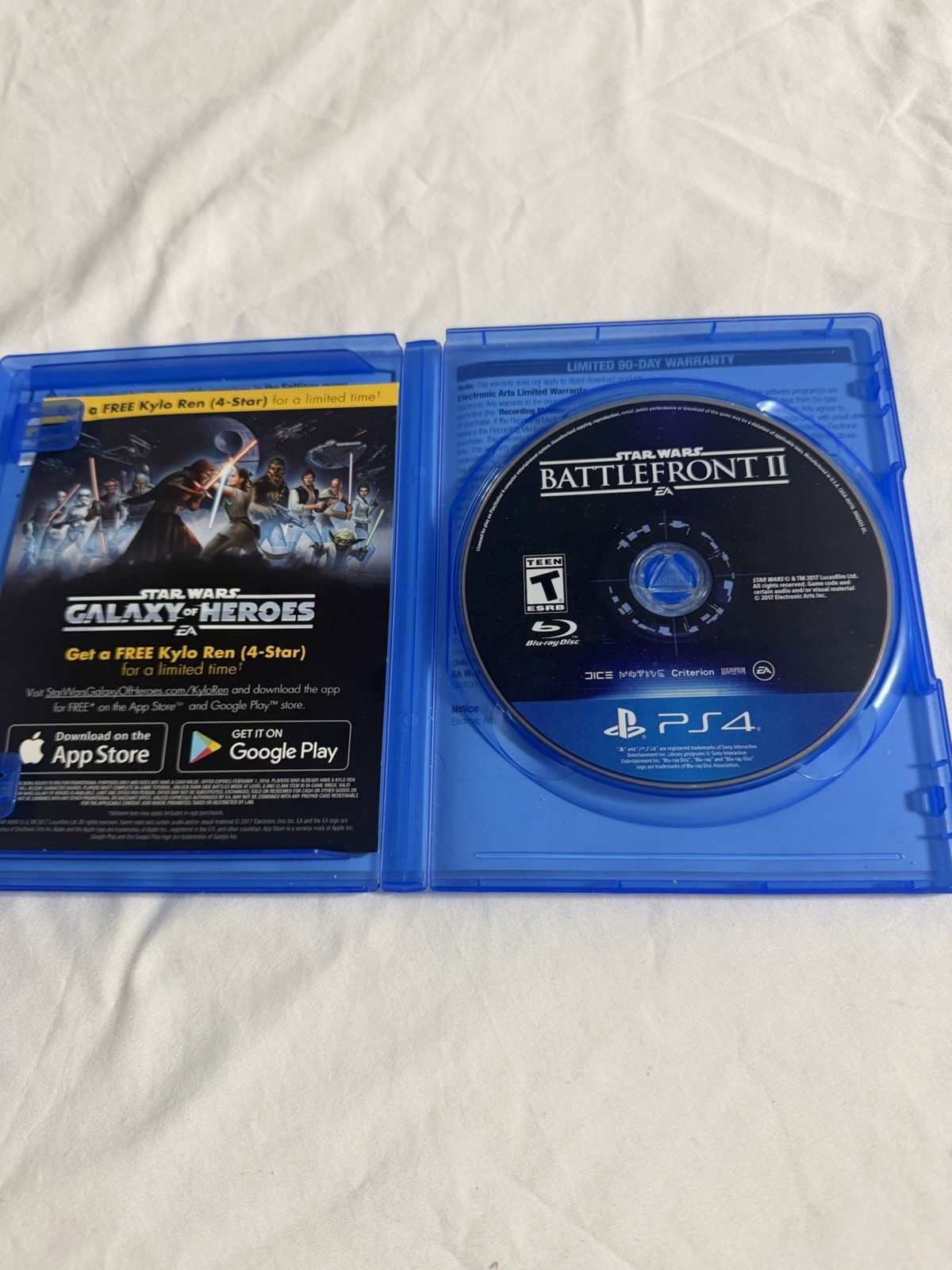 Star Wars Battlefront II Sony PlayStation 4 PS4 T NTSC-U/C 2017 Multiplayer