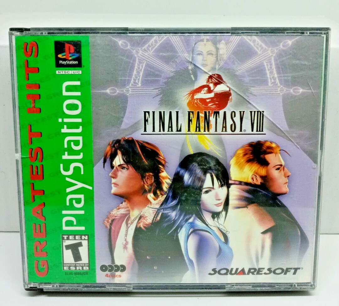 Final Fantasy Viii 8 (Playstation 1 / PS1) *Missing Disc 1* Tested FREE SHIPPING