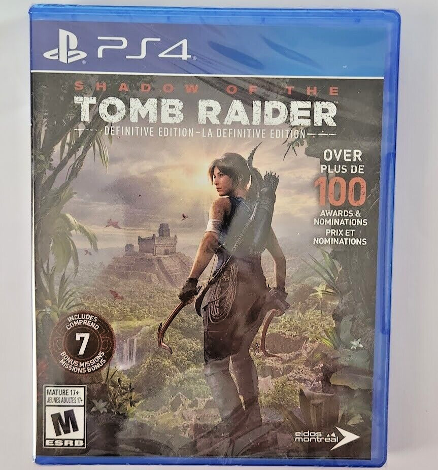 Shadow of the Tomb Raider: Definitive Edition PS4 Brand New Game (2020 Action)