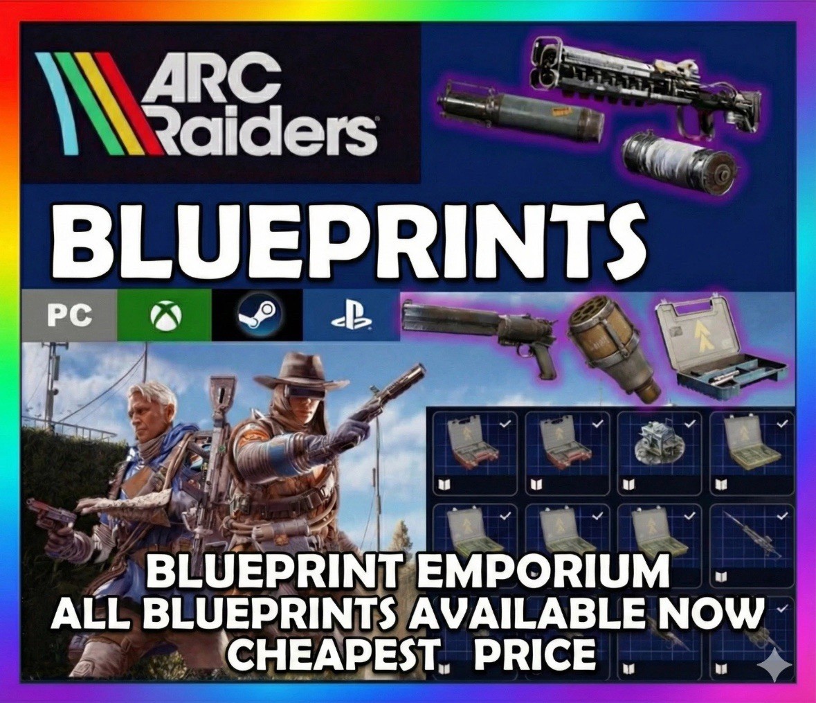 Arc Raiders Items | Blueprints and Materials | Fast Digital Delivery