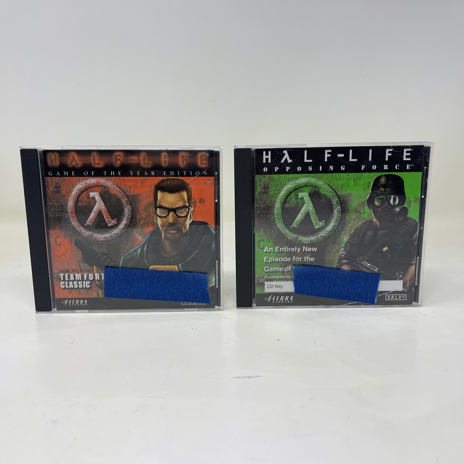 Half Life Game of the Year Edition 1999 Opposing Force Lot Sierra Valve CD-ROM