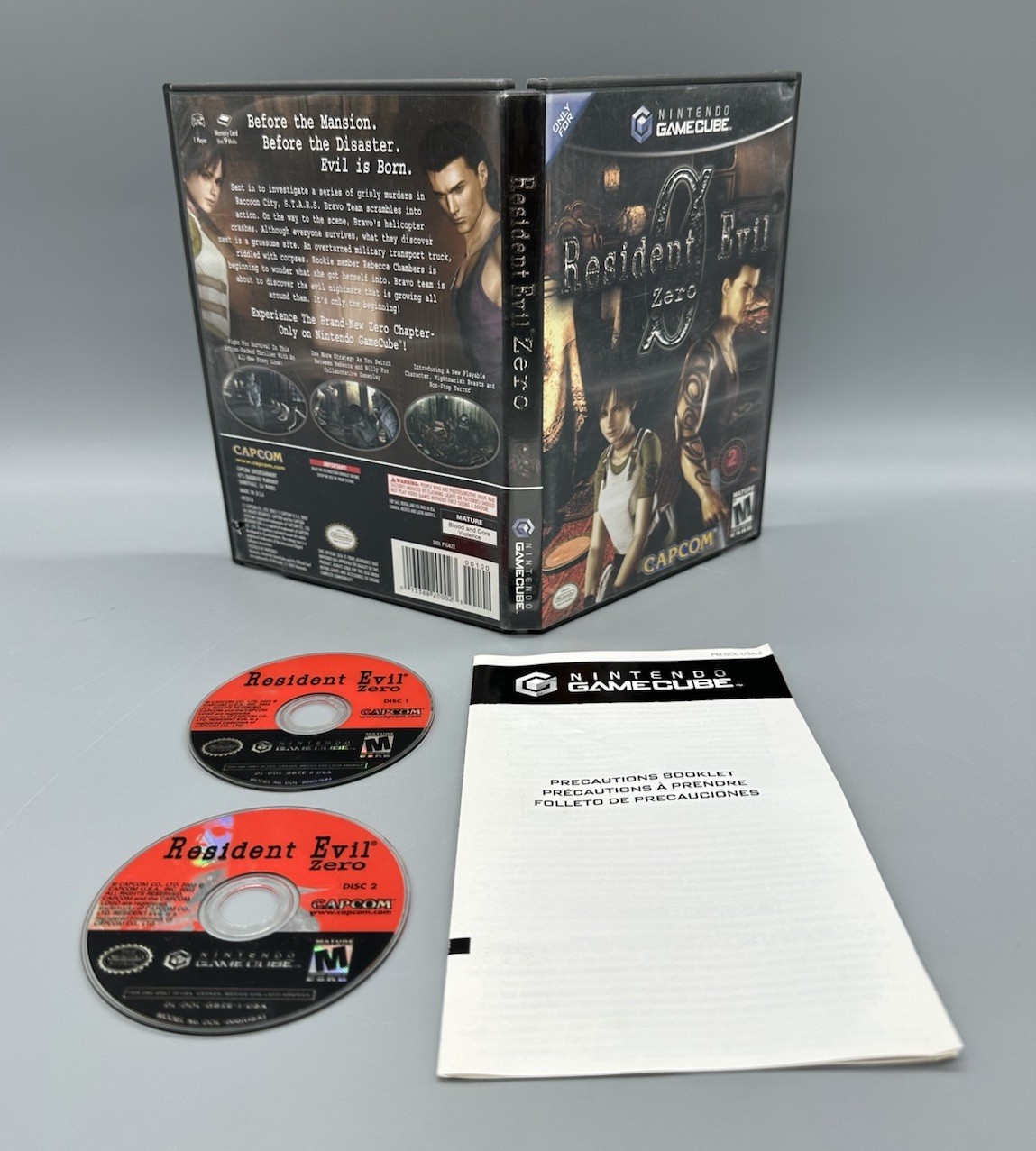 Resident Evil Zero- Nintendo GameCube / No Manual! Tested And Works