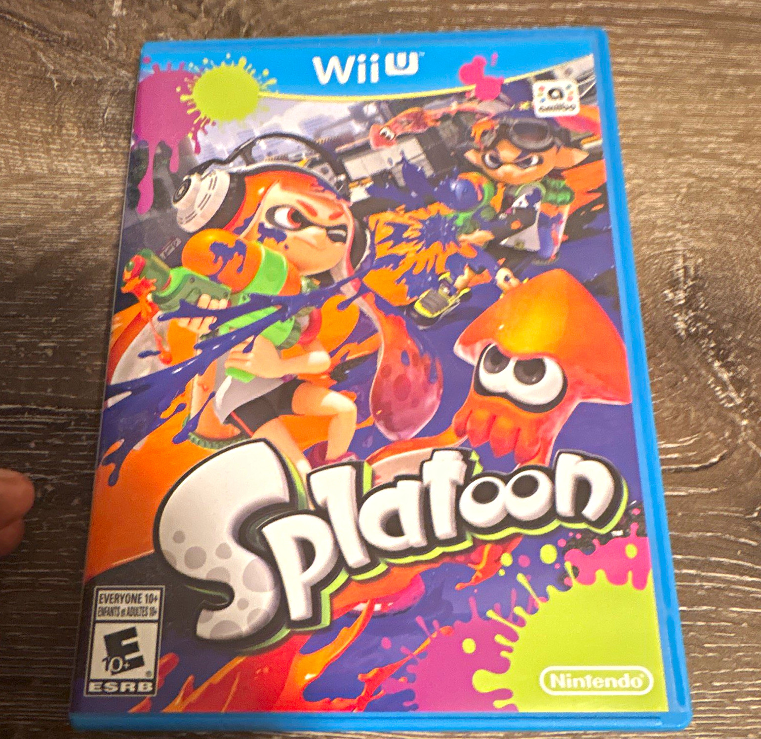 Nintendo Splatoon Nintendo Wii U Third-Person Shooter Multiplayer E10+ Game