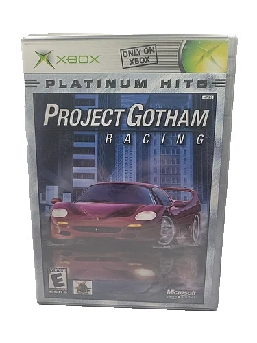 PROJECT GOTHAM RACING (XBOX) DISC + CVR ART – NO CASE – VERY GOOD