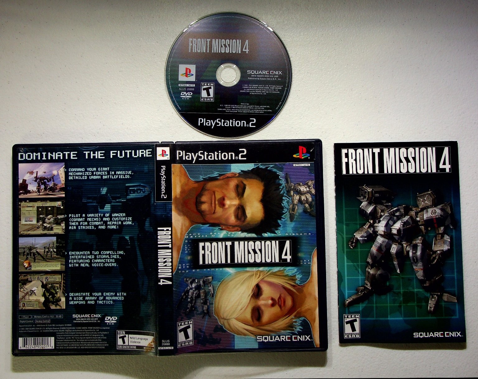 Front Mission 4 PlayStation 2 Video Game PS2 Strategy Tactical RPG