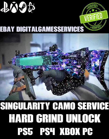 SINGULARITY CAMO [ HARD UNLOCK GRIND BO7 ] ALL PLATFORMS 100% LEGIT