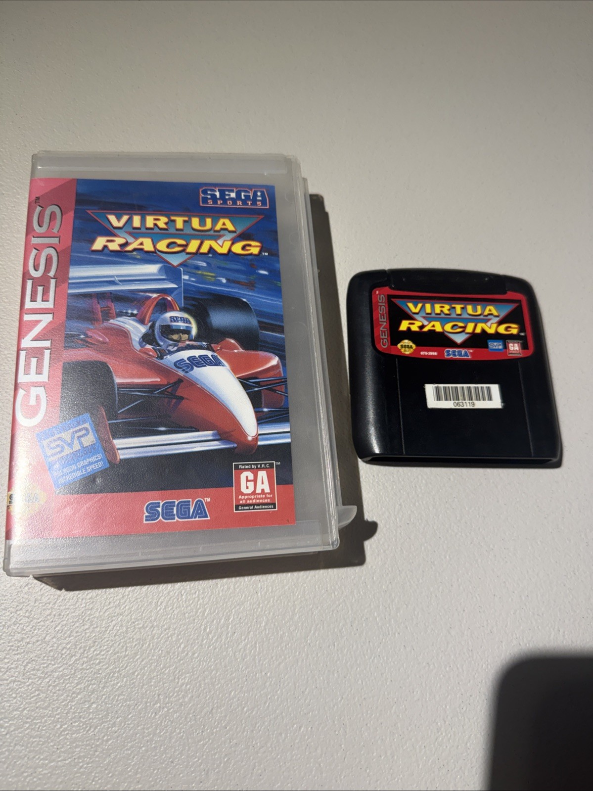 Virtua Racing Sega Genesis 1994 Arcade Racing Game Complete in Box