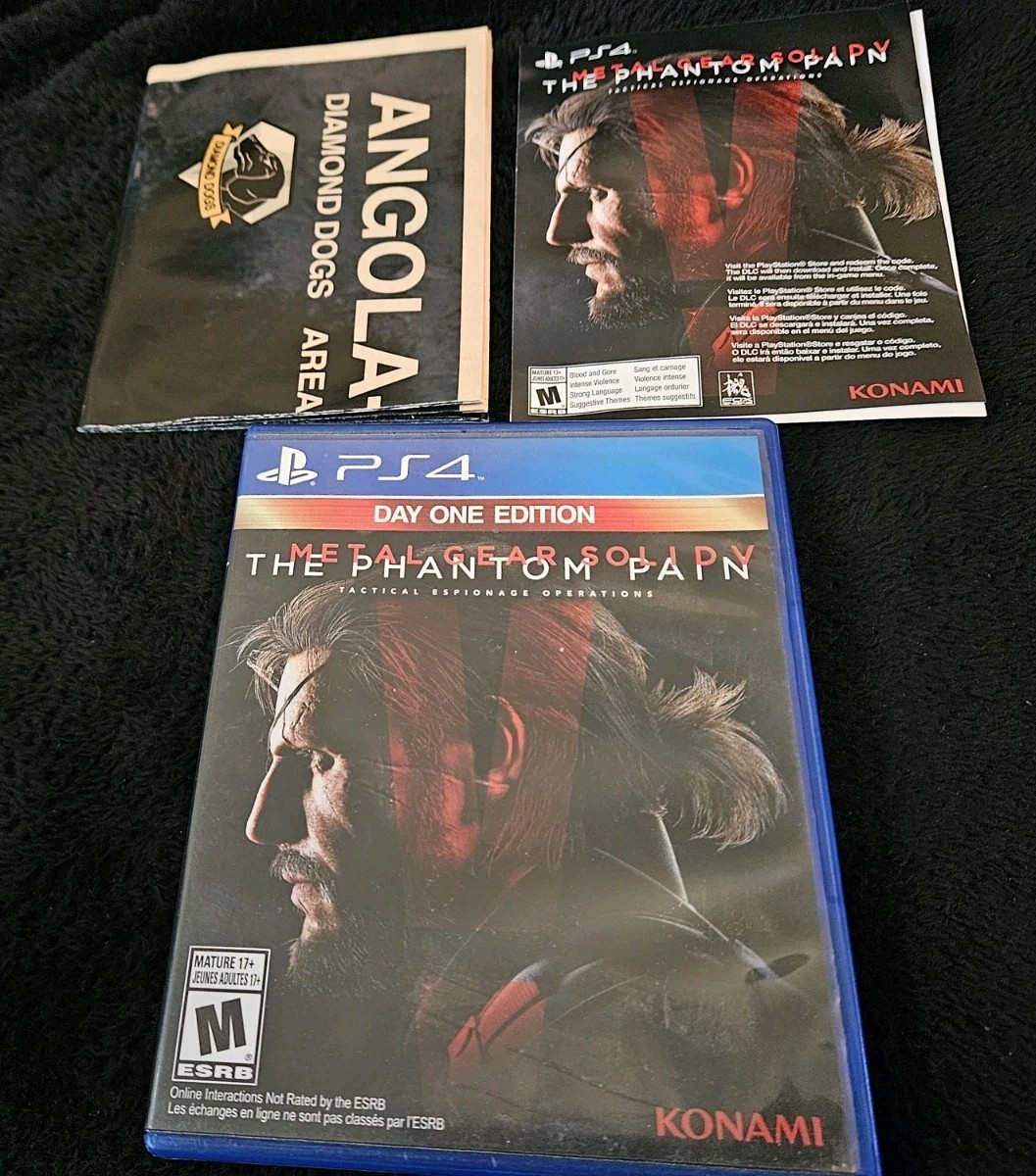 Metal Gear Solid V: The Phantom Pain – Sony PS 4 -CIB -NO Scratches -NM- Tested
