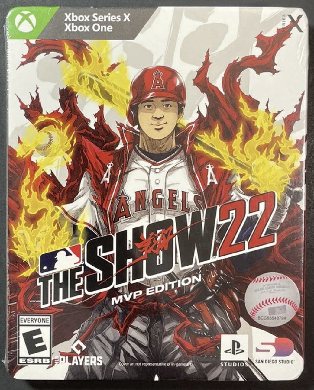 NEW SEALED MLB The Show 22 MVP Edition STEELBOOK XBOX ONE SHOHEI OHTANI