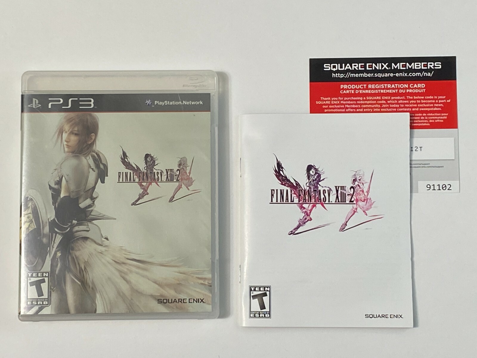 Final Fantasy XIII-2 (PS3, 2012) 100% COMPLETE w/ Manual & Game – NO SCRATCHES