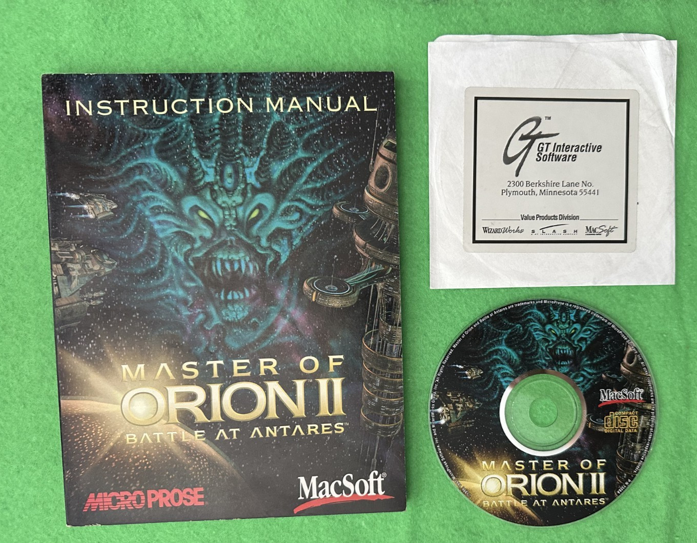 MAC – Master of Orion II : Battle at Antares (Apple, 1997) ***Free Shipping***