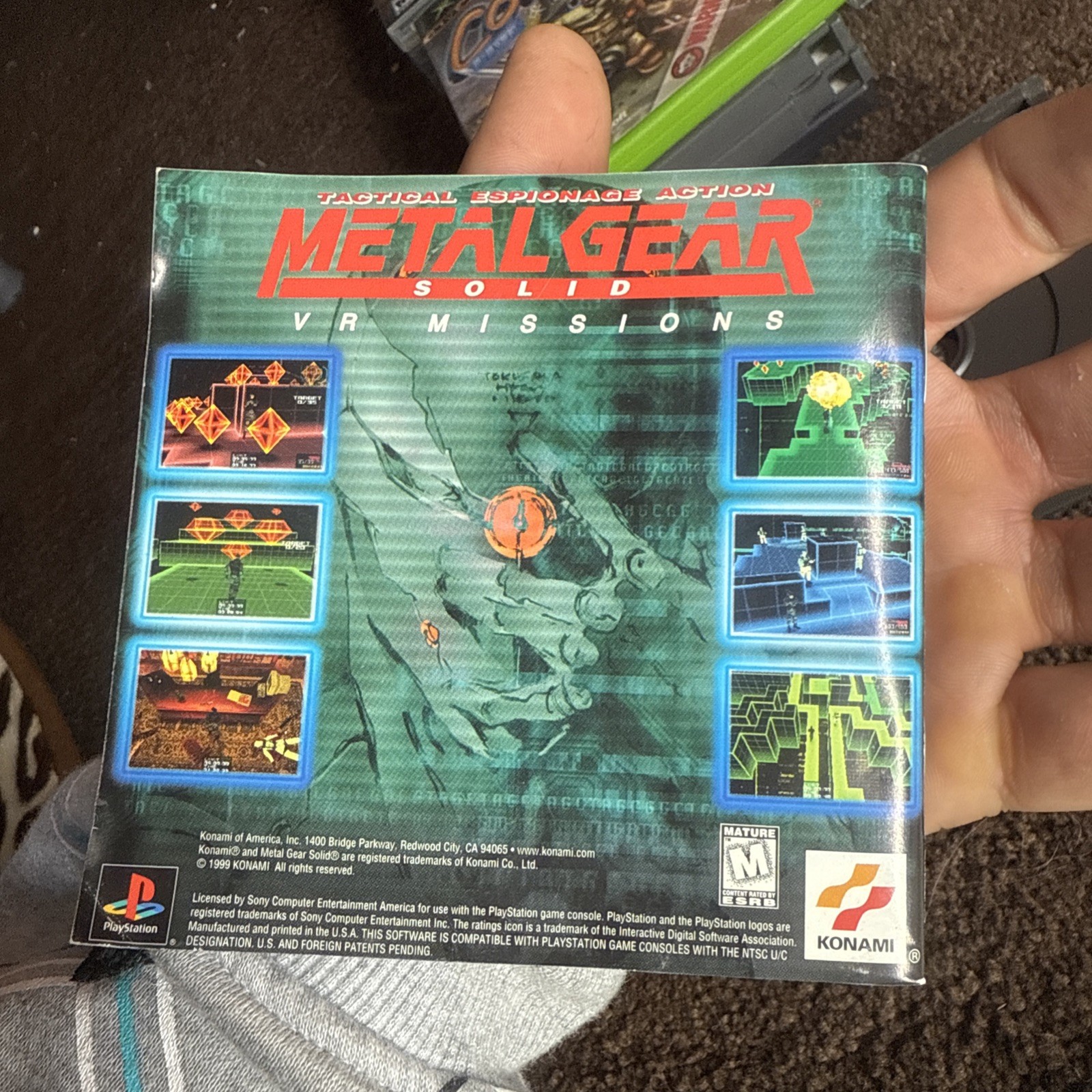 Metal Gear Solid PS1 PlayStation 1 Complete Greatest Hits Mint Condition Discs!