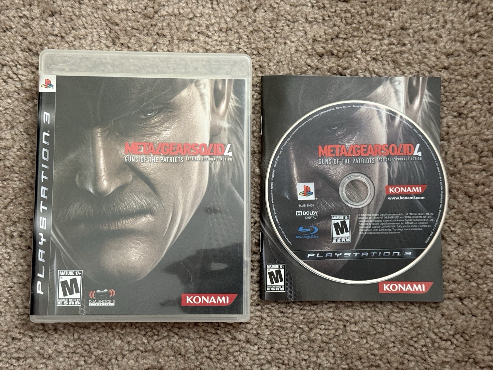 Metal Gear Solid 4: Guns of the Patriots (Sony PlayStation 3, 2008) – Mint/CIB