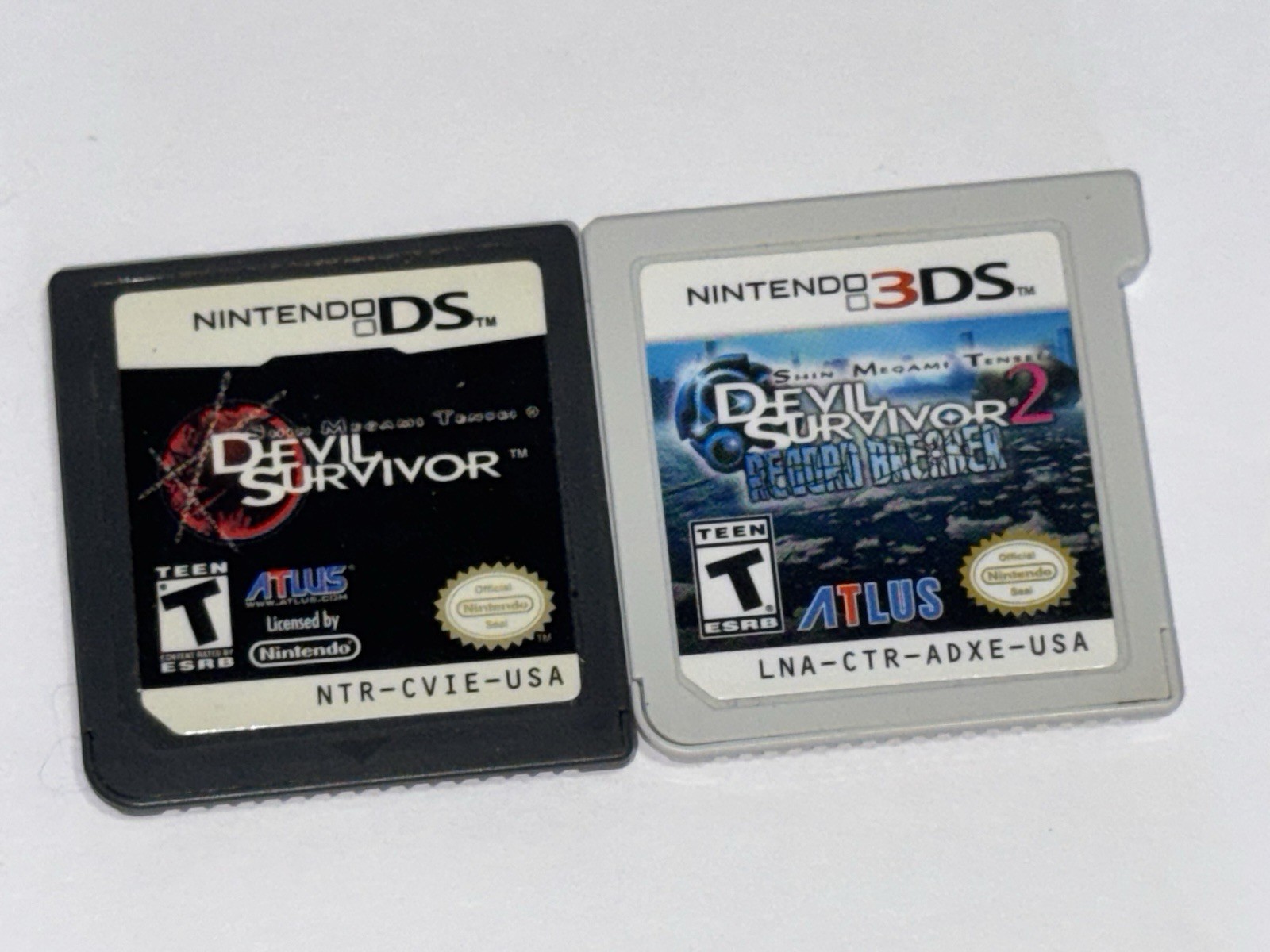 Shin Megami Tensei: Devil Survivor 1 & 2 Record Breaker CART ONLY Nintendo 3DS