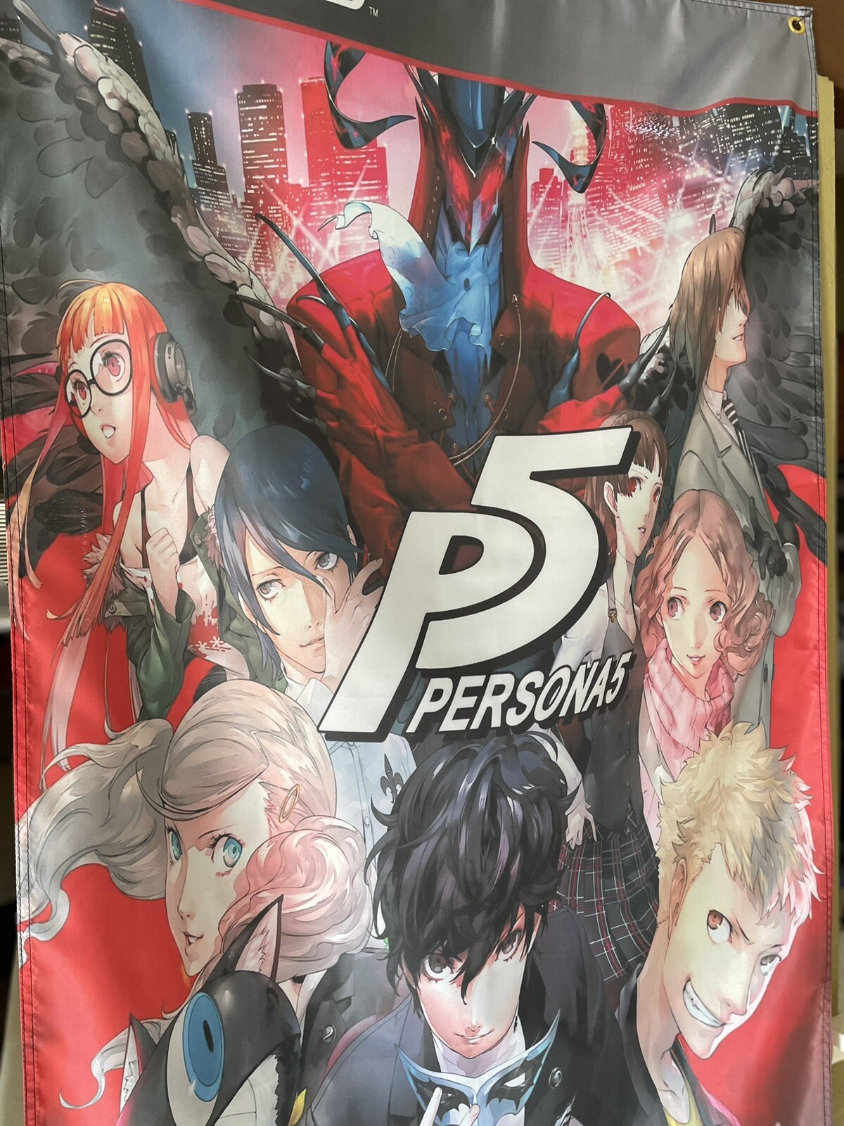 Persona 5 5′ Flag Banner Poster Sony PlayStation 3 PS3 2017 Atlus Rated M Mature
