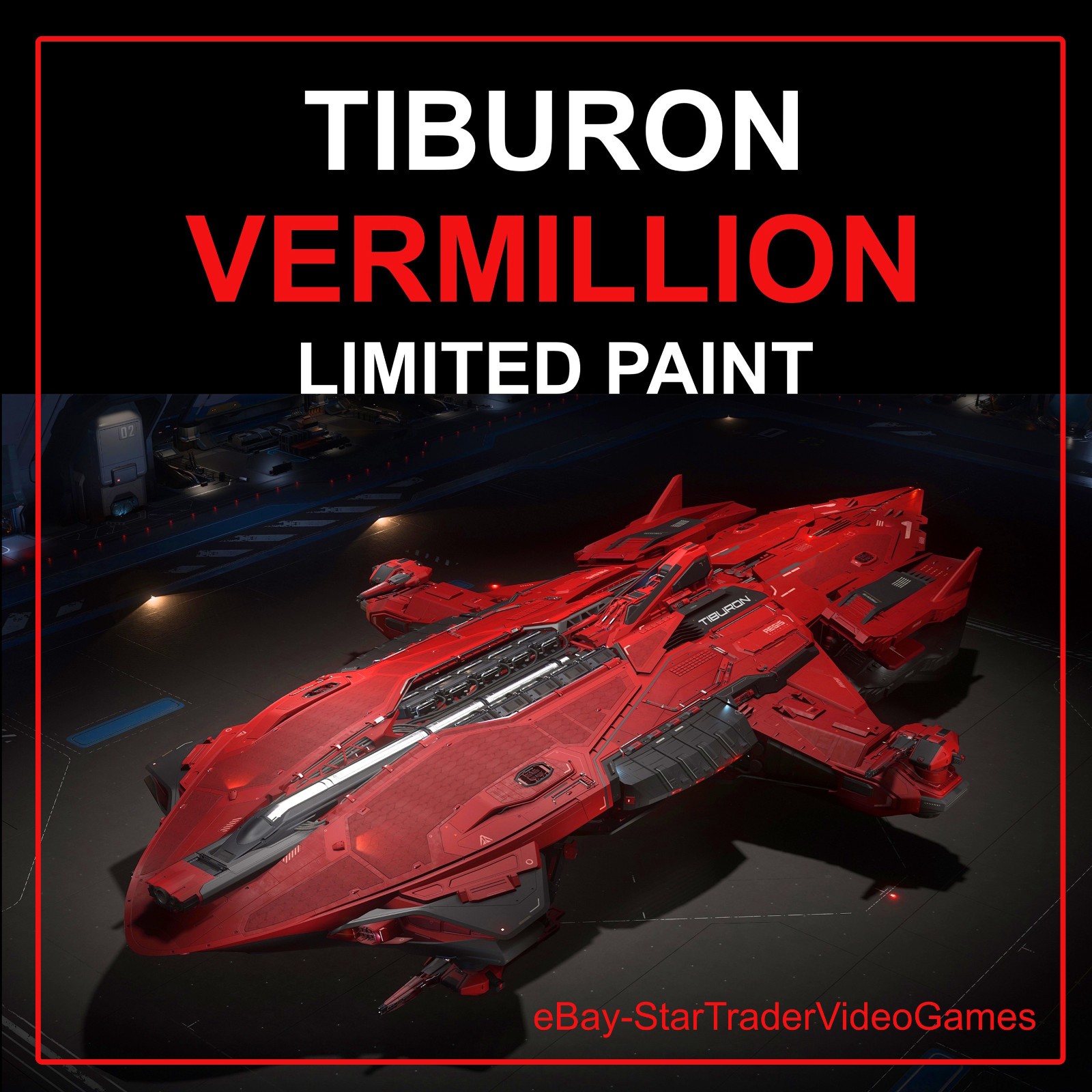 STAR CITIZEN – SHARK VERMILLION LIMITED PAINT