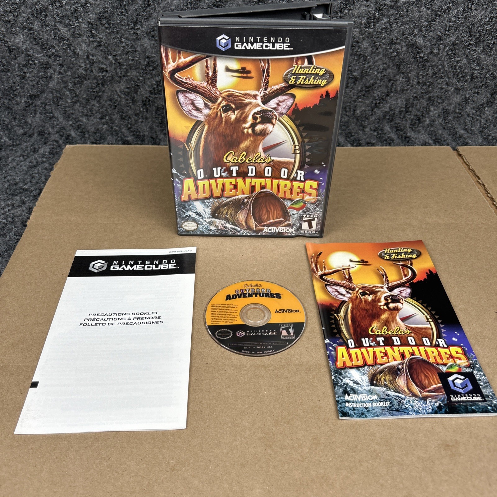 Gamecube Cabela’s Outdoor Adventures (Nintendo GameCube, 2005) CIB Tested