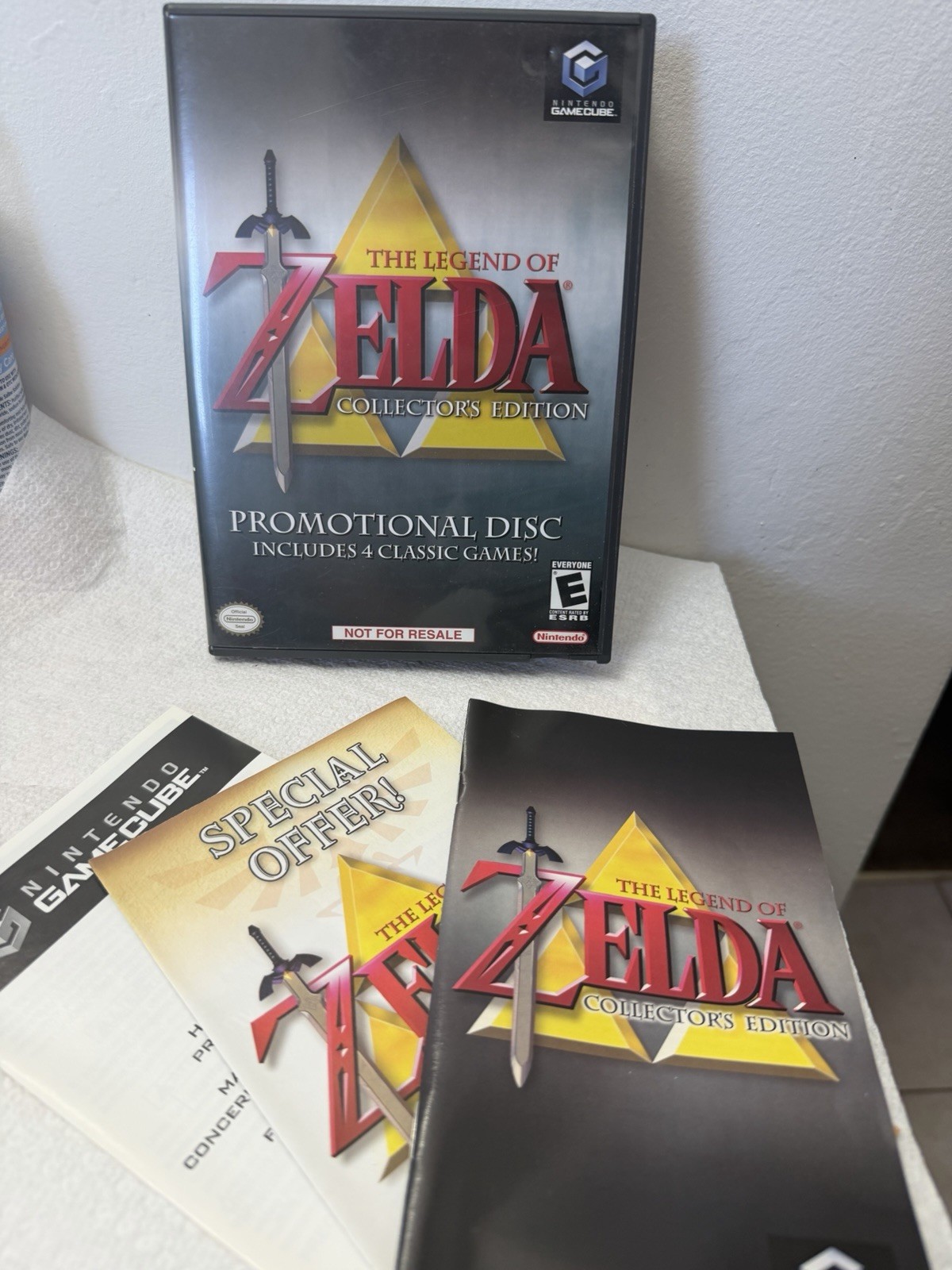 The Legend Of Zelda Collector’s Edition – GameCube Promotional Disc CIB TESTED