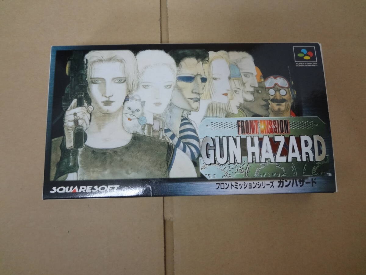 Unused FRONT MISSION GUN HAZARD Nintendo Super Famicom Japan Import F/S