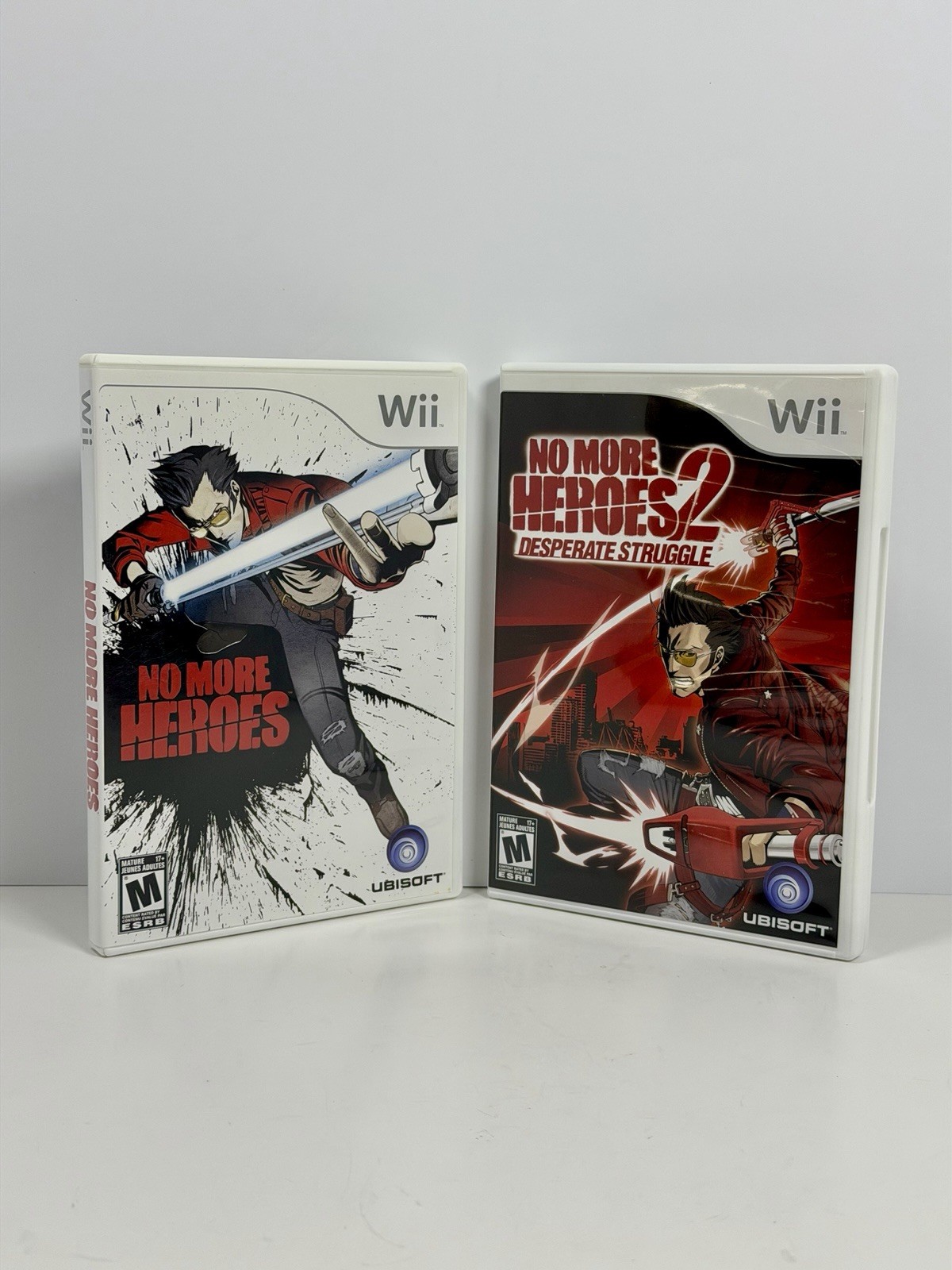 No More Heroes 1 & 2 Desperate Struggle Nintendo Wii Tested