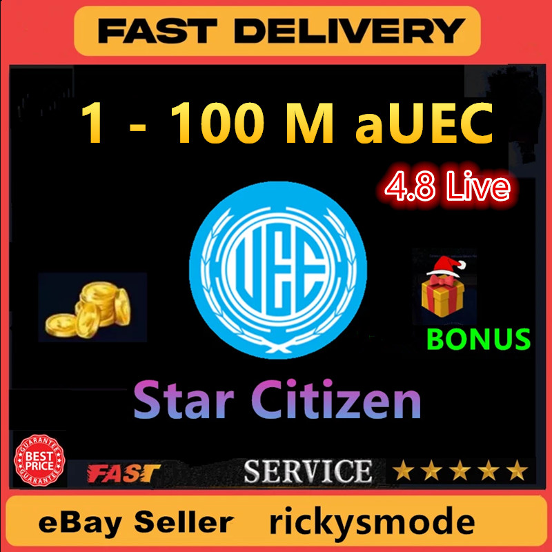 Star Citizen aUEC?1-100M?Ver 4.8.0 LIVE UEC?Fast delivery ?Virtual Item