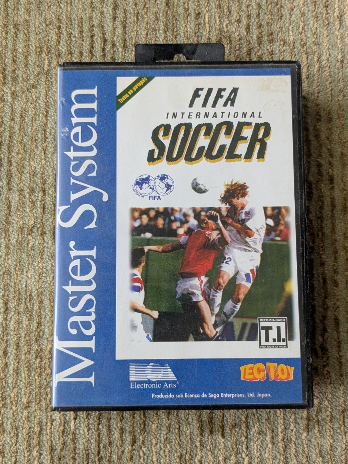 FIFA International Soccer Sega Master System Brazil Tec Toy Complete US SELLER