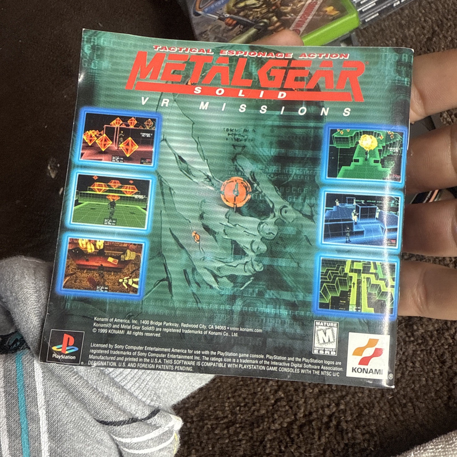 Metal Gear Solid PS1 PlayStation 1 Complete Greatest Hits Mint Condition Discs!