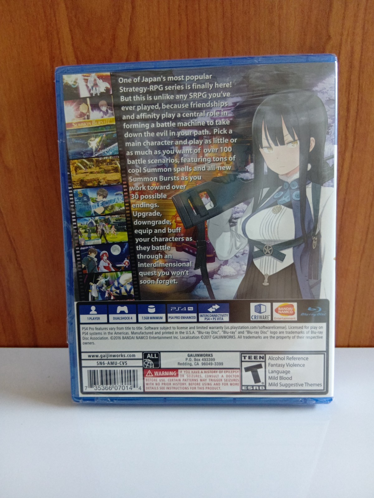 Summon Night 6: Lost Borders Amu Edition (Sony PlayStation 4, 2017) Read