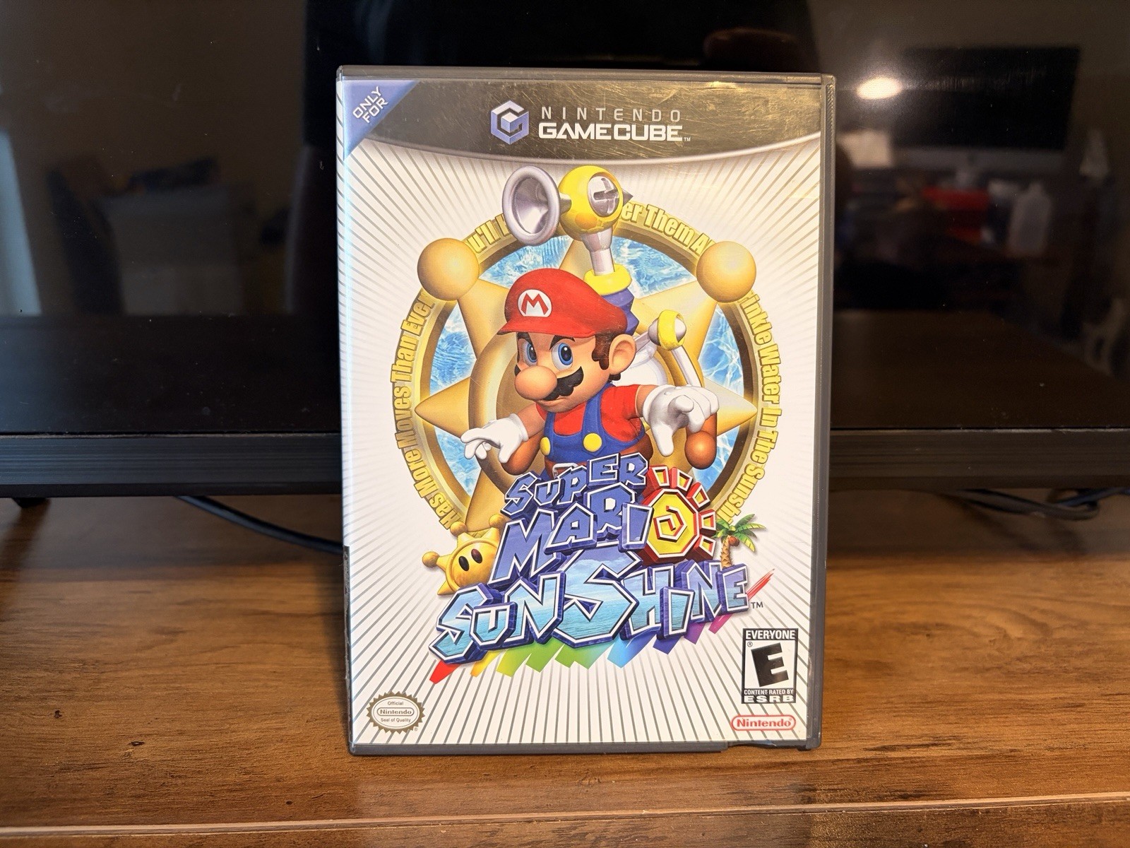 Super Mario Sunshine (Nintendo GameCube, 2002) With Manual Tested and Working
