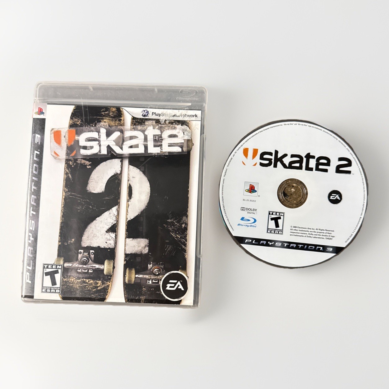 Skate 2 for the Playstation 3 (2009) – Disc & Case, No Manual