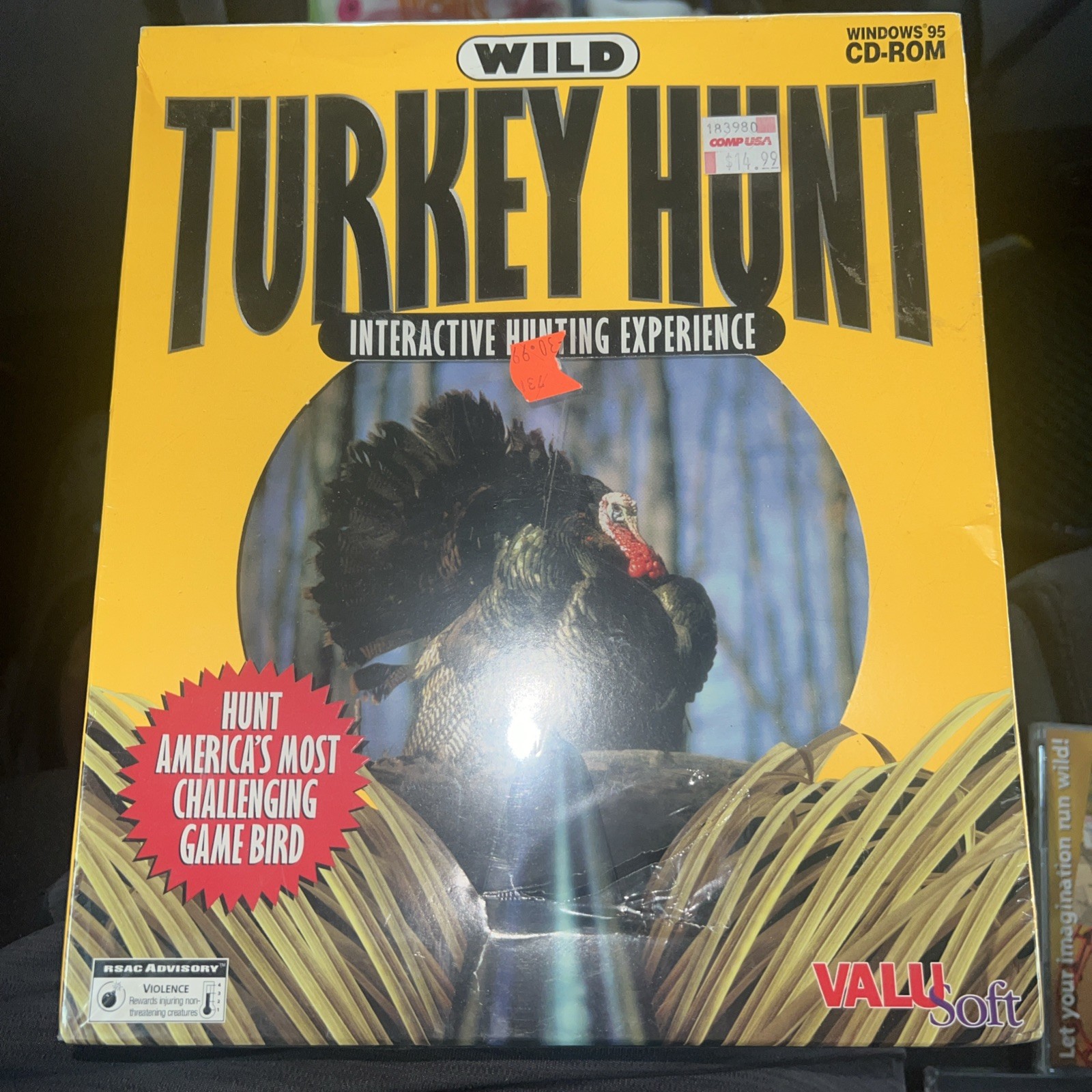 1D Vintage Wild Turkey Hunt (PC, CD) Game by Valusoft – Windows 95 – NEW SEALED
