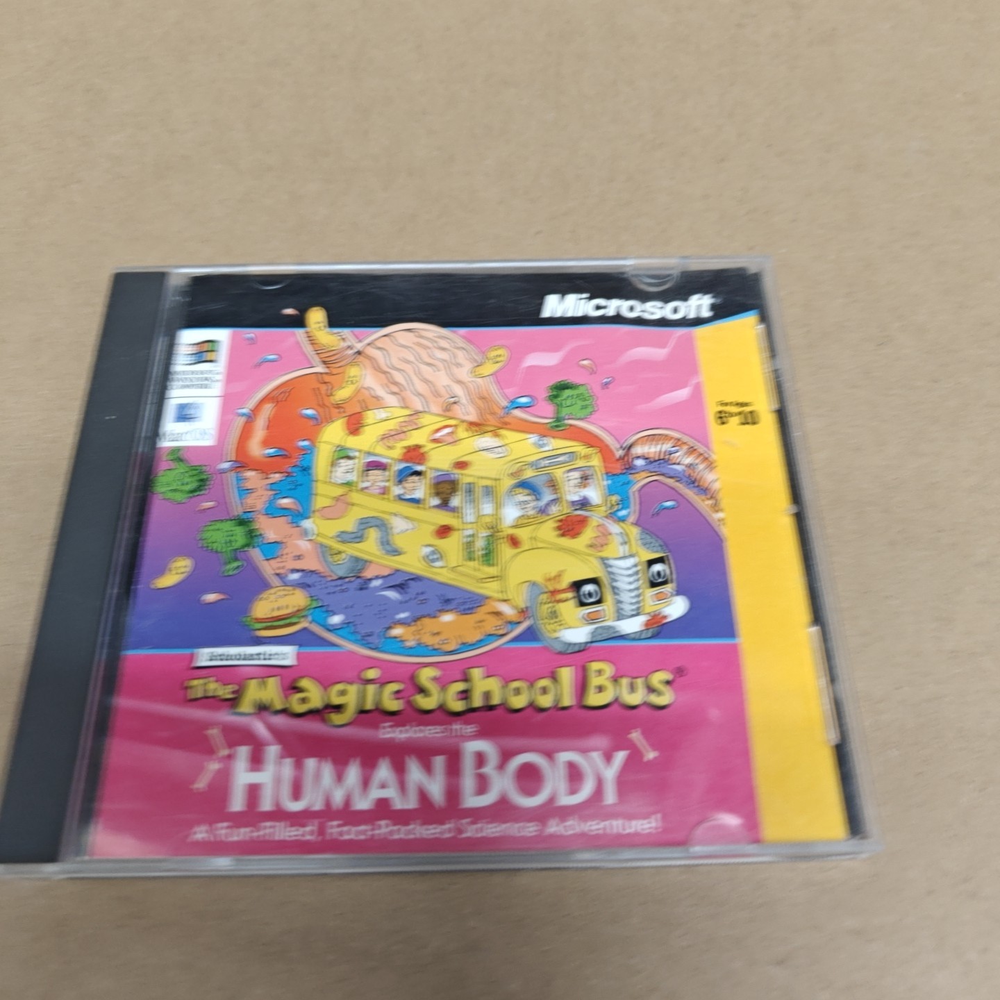 Magic School Bus Explores the Human Body PC CD-ROM Microsoft Ages 6-10 (4-1-4)
