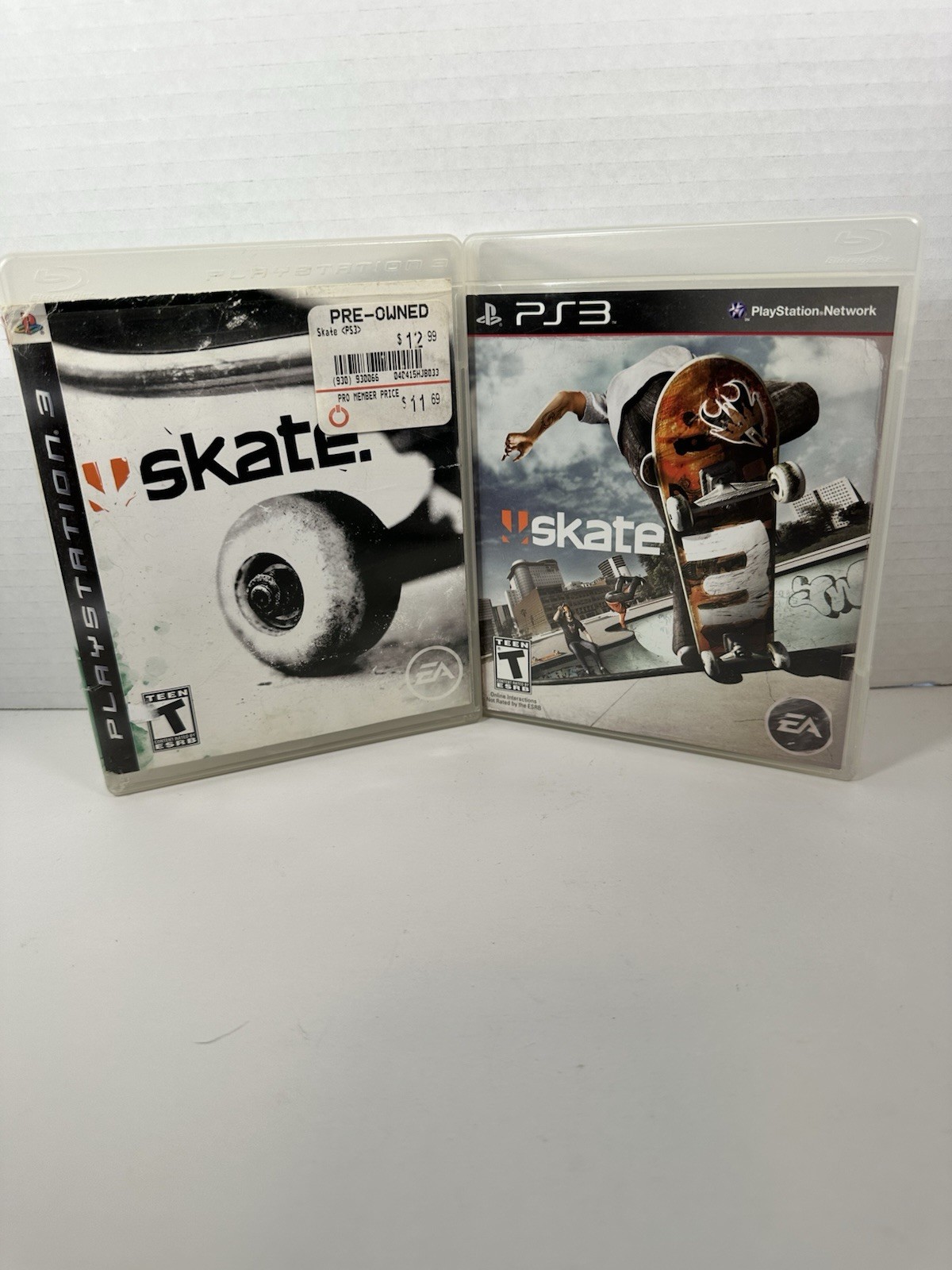 Skate 1 & 3 – Sony PlayStation 3 PS3 Lot of 2