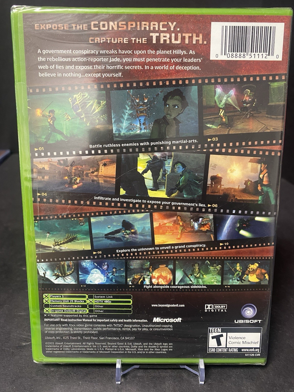 Beyond Good & Evil (Microsoft Xbox, 2003) – NEW / SEALED B