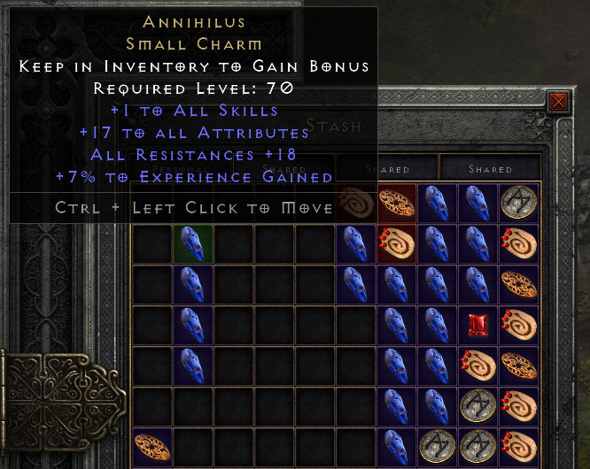 Diablo 2 Resurrected D2R – Anni Charm (Annihilus) – PC/Xbox Non Ladder Softcore