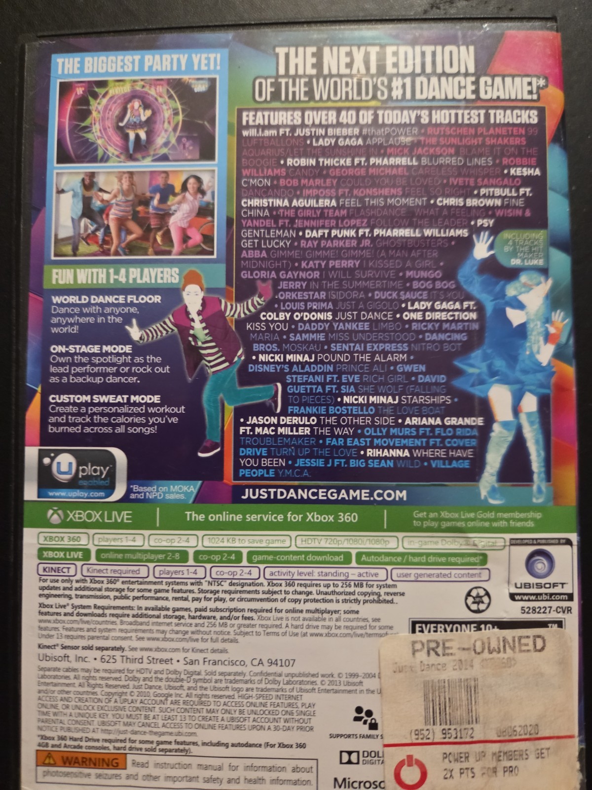Just Dance 2014 Xbox 360