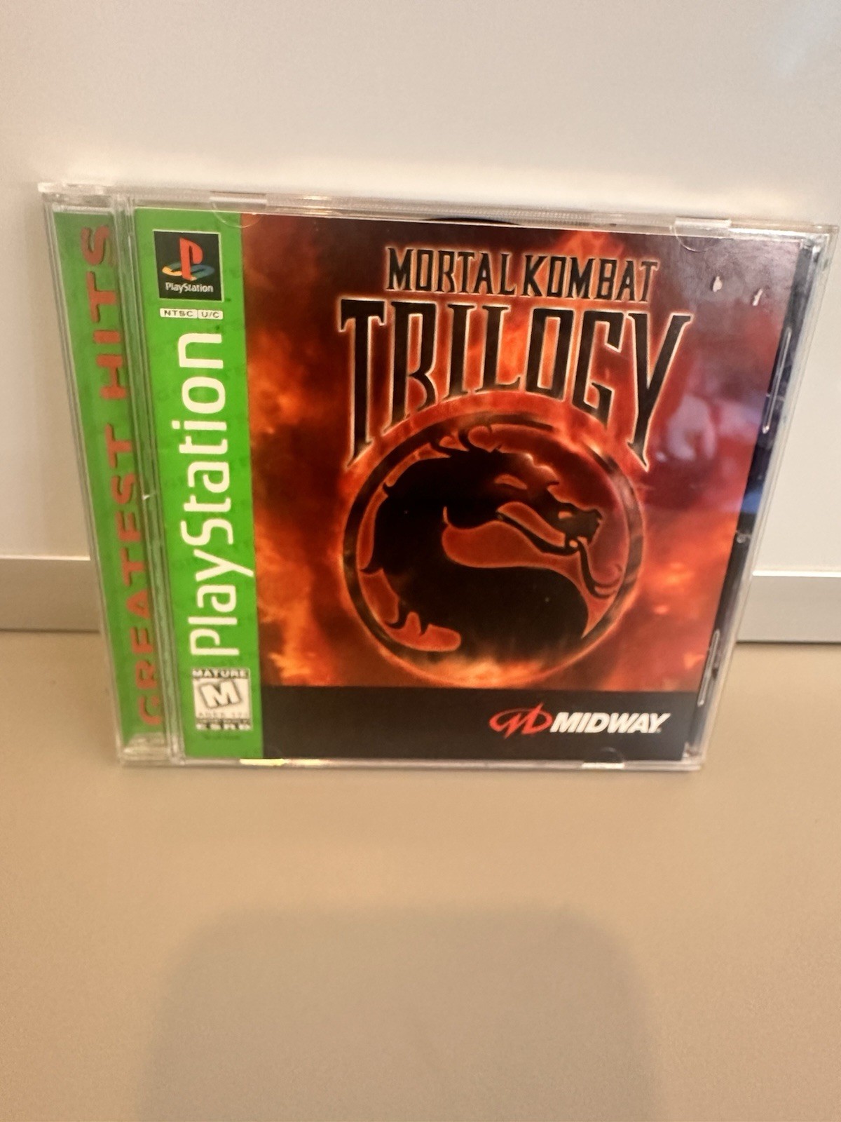 Mortal Kombat Trilogy: Greatest Hits for PS1 Playstation CIB Clean Disc