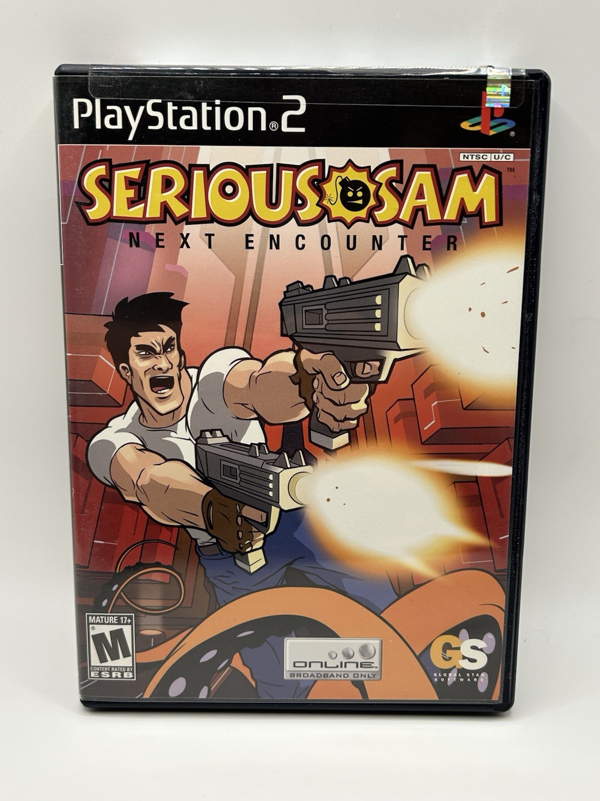 PS2 Serious Sam: The Next Encounter Sony PlayStation 2 Game Reg Card 2004