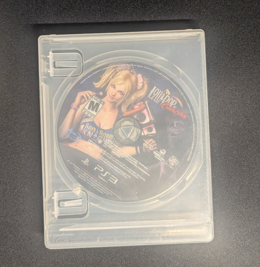 Lollipop Chainsaw (Sony PlayStation 3, 2012) – Loose, DISC ONLY