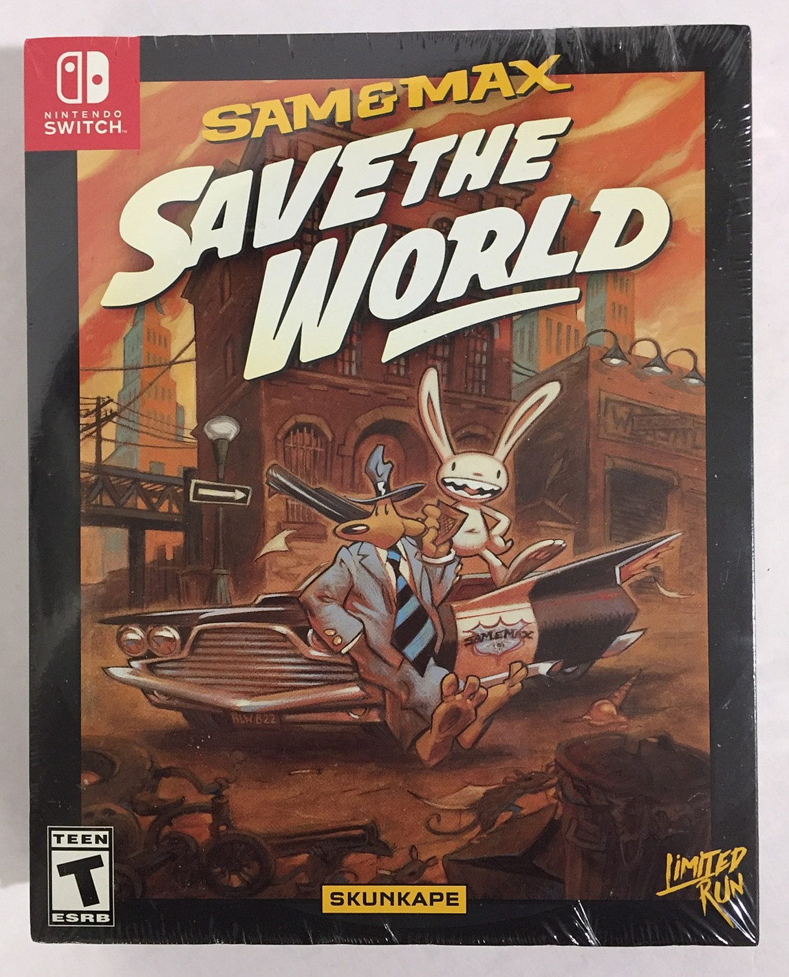NEW sealed SAM & MAX Save The World COLLECTOR’S EDITION Nintendo Switch LRG #104