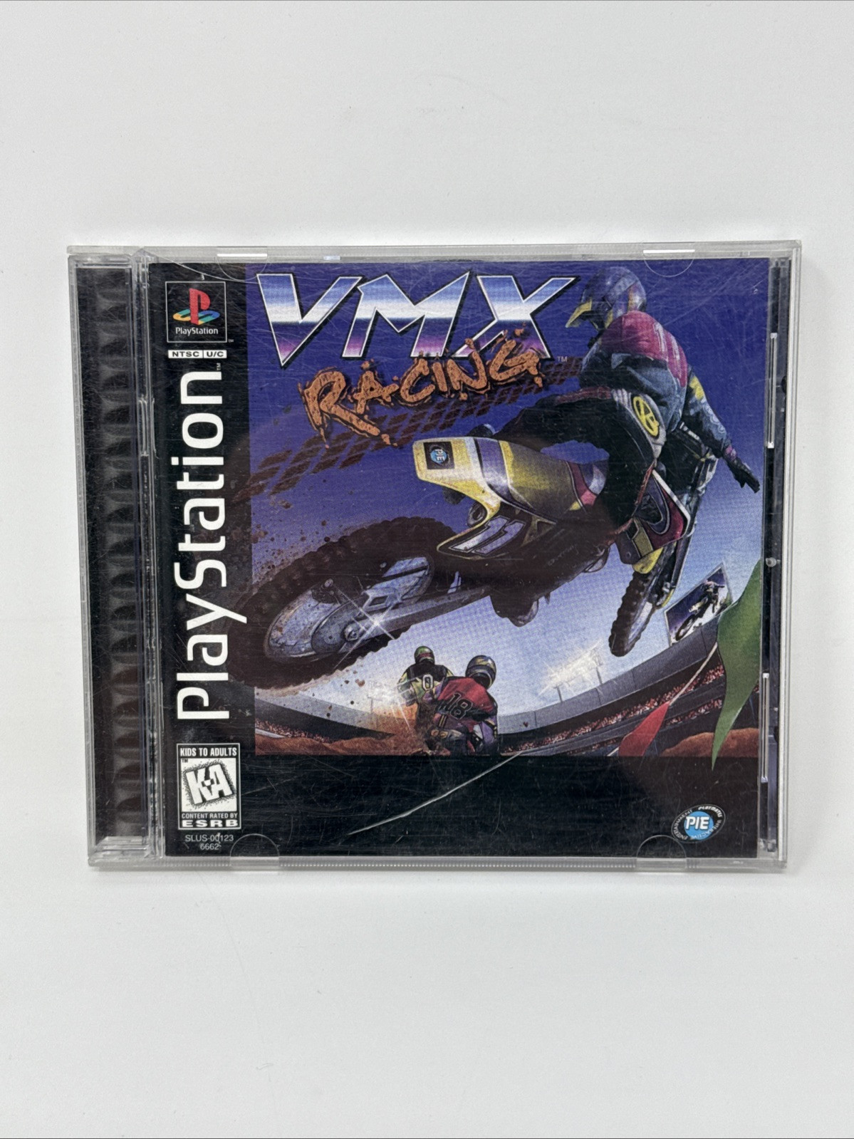 VMX Racing – PlayStation 1 PS1 Black Label Motocross Game Jumps Tricks Tracks