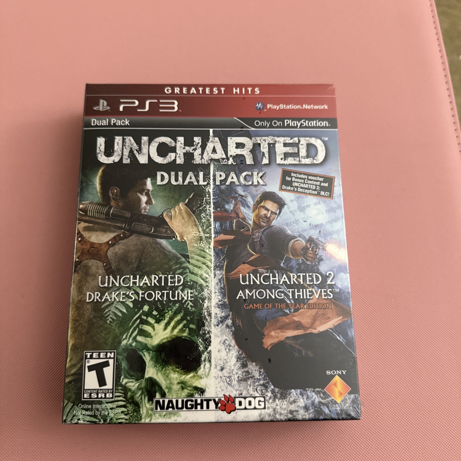 Uncharted 1 & 2 Dual Pack – PS3 PlayStation 3 – Complete CIB Mint Condition