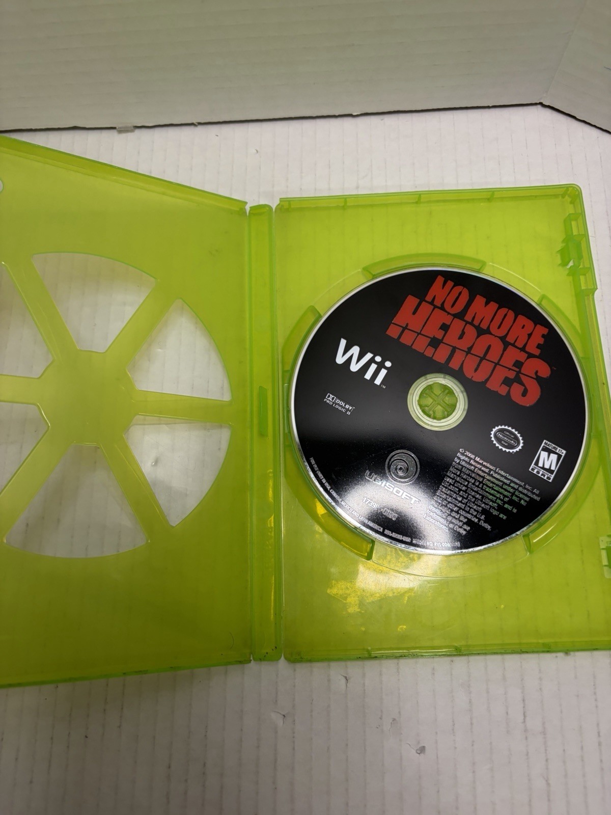 No More Heroes (Nintendo Wii, 2008) – Disc Only
