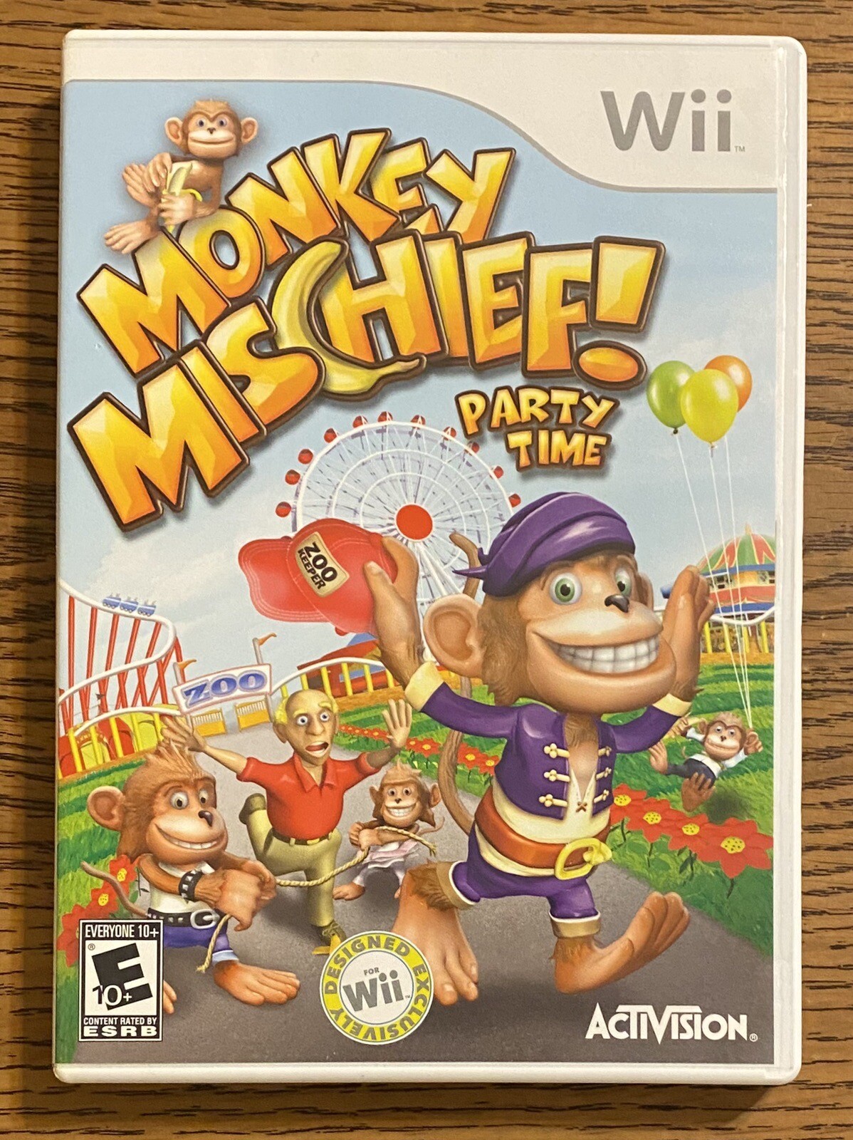 Monkey Mischief Party Time (Nintendo Wii, 2008) Complete