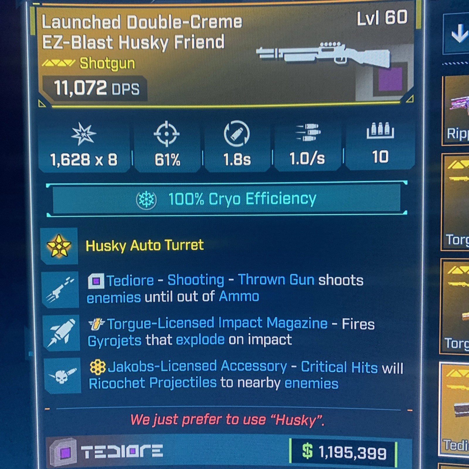 Borderlands 4??LVL 60 GOD ROLL HUSKY FRIEND BUNDLE (4)??All PLATFORM