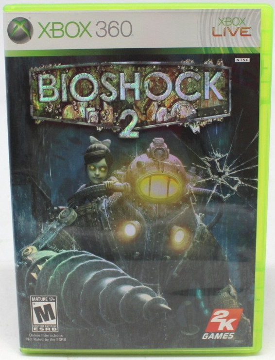 Bioshock 2 Video Game Xbox 360 Microsoft 2010 Action Battles w/ Manual