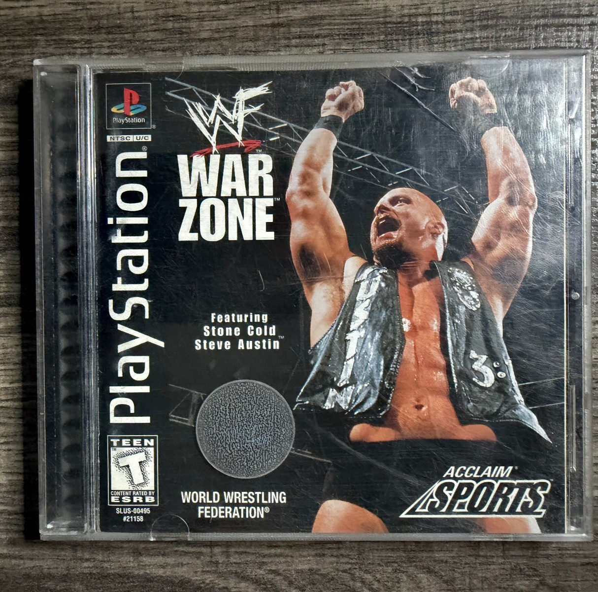 WWF War Zone – Sony Playstation 1 PS1 – Acclaim Sports – Acceptable Condition