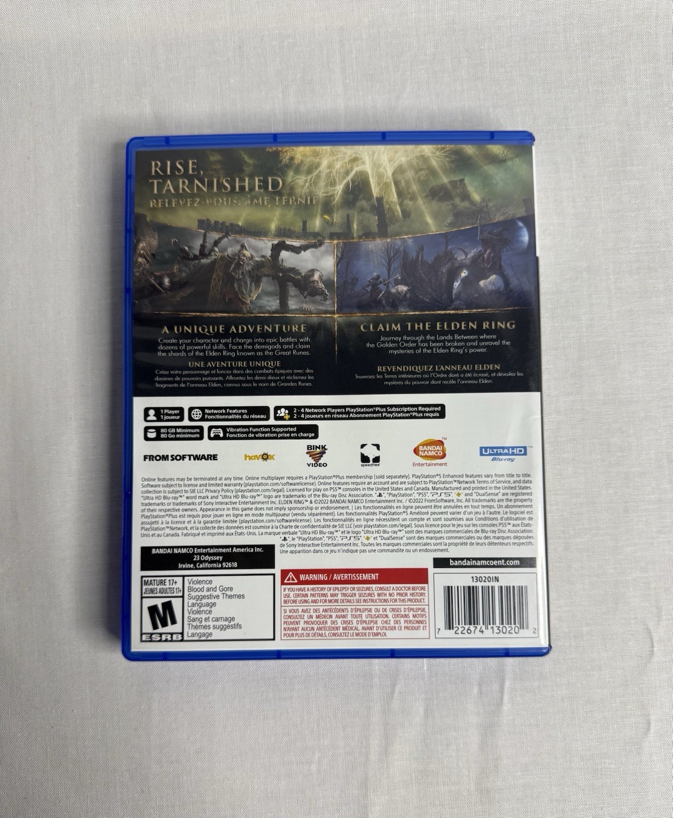 Elden Ring PS5 Game CIB Tested Working PlayStation 5