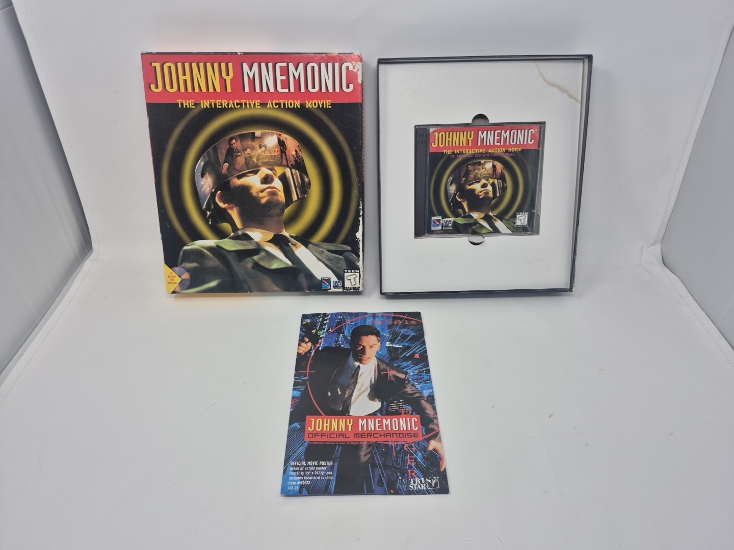 Johnny Mnemonic The Interactive Action Movie PC Big Box 1995