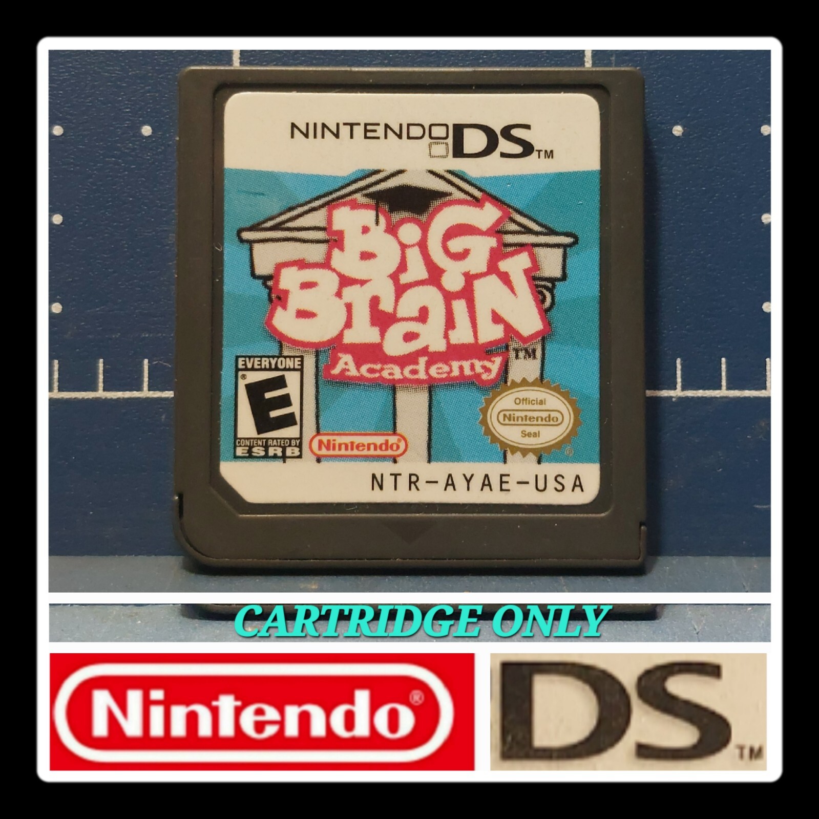 Big Brain Academy (Nintendo DS, 2006) Pre-Owned Cartridge ONLY